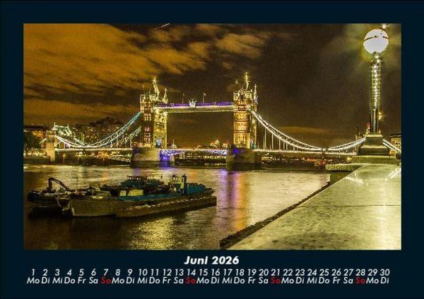 Produktbild: Londons sch&ouml;nste Seiten 2026 Fotokalender DIN A5