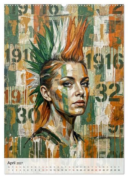 Produktbild: Punk 76 (Wandkalender 2027 DIN A2 hoch), CALVENDO Monatskalender