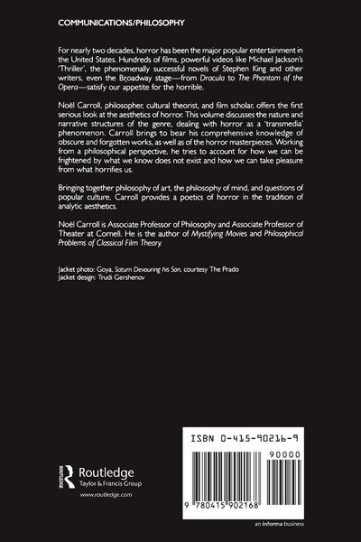 Produktbild: The Philosophy of Horror