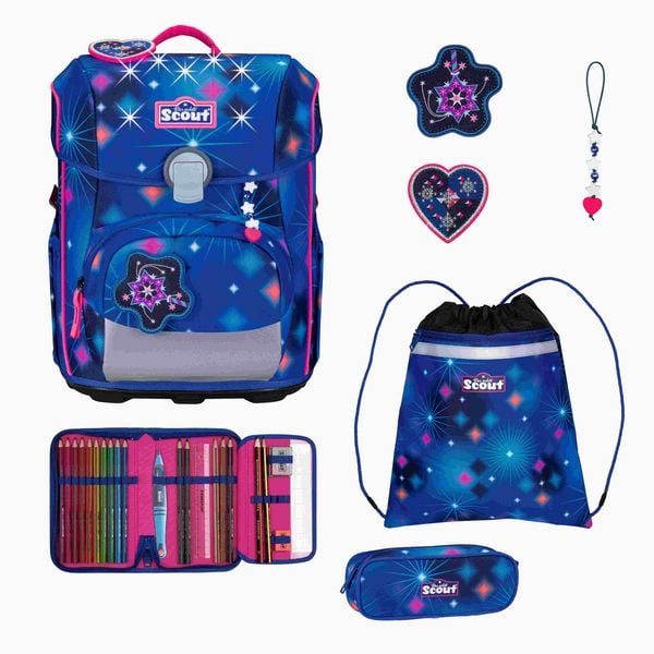Produktbild: Scout Schulranzen Set Neo LED, Schulranzen Set, 4tlg, Sparkling Dream
