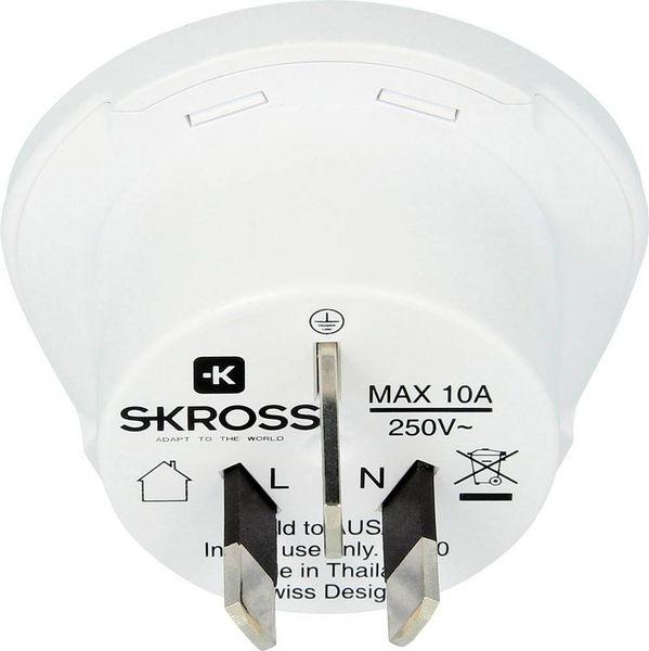 Produktbild: Skross 1.500222-E Reiseadapter CA W to AUS/CHINA