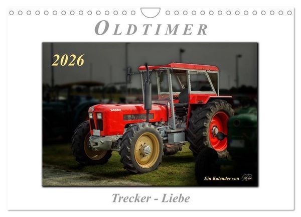 Produktbild: Oldtimer - Trecker Liebe (Wandkalender 2026 DIN A4 quer), CALVENDO Monatskalender