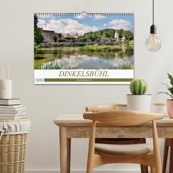 Produktbild: Dinkelsb&uuml;hl - Ansichtssache (Wandkalender 2026 DIN A3 quer), CALVENDO Monatskalender