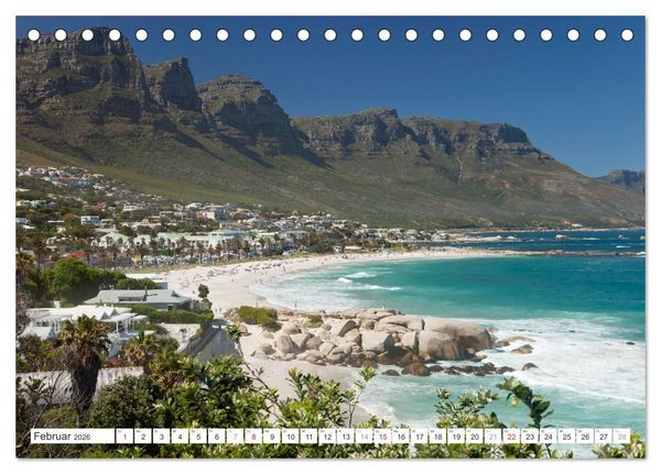 Produktbild: S&uuml;dafrika - Kapstadt (Tischkalender 2026 DIN A5 quer), CALVENDO Monatskalender