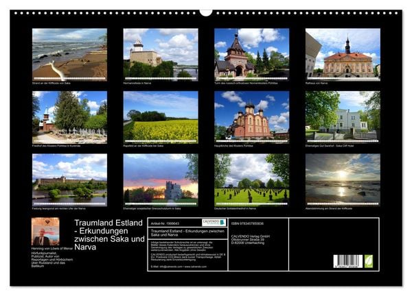 Produktbild: Traumland Estland - Erkundungen zwischen Saka und Narva (Wandkalender 2026 DIN A2 quer), CALVENDO Monatskalender