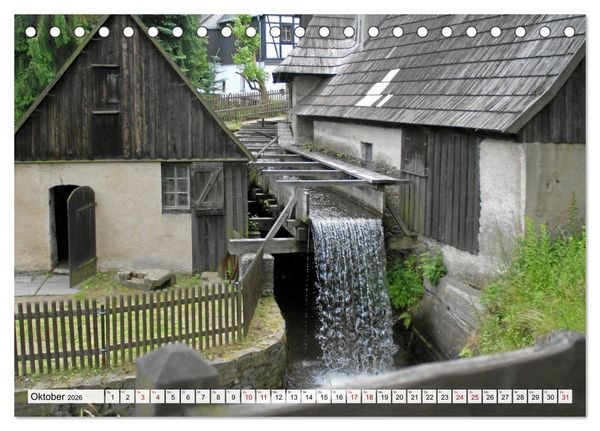 Produktbild: Wunderbares Erzgebirge (Tischkalender 2026 DIN A5 quer), CALVENDO Monatskalender