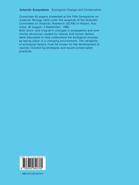 Produktbild: Antarctic Ecosystems