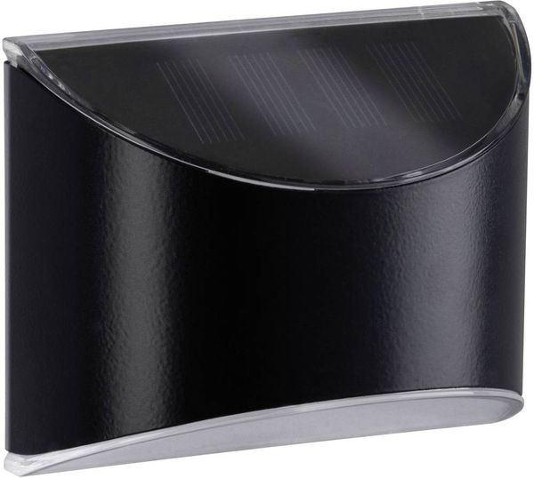 Produktbild: Paulmann 94233 Elliot Solar-Au&szlig;enwandleuchte 0.05W Warmwei&szlig; Anthrazit