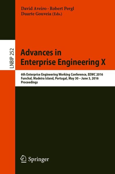 Produktbild: Advances in Enterprise Engineering X