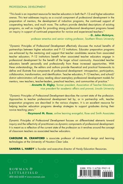 Produktbild: Dynamic Principles of Professional Development