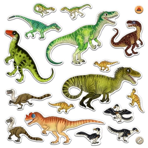 Meine Mini-Stickerwelt - Dinos & Co.