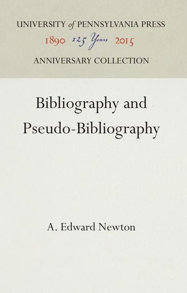 Produktbild: Bibliography and Pseudo-Bibliography