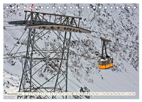 Produktbild: Abenteuer Seilbahn (Tischkalender 2026 DIN A5 quer), CALVENDO Monatskalender