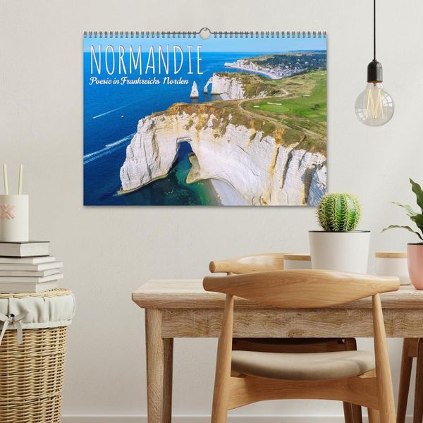 Produktbild: Normandie. Poesie in Frankreichs Norden (Wandkalender 2026 DIN A3 quer), CALVENDO Monatskalender