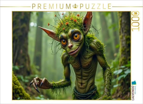 Produktbild: CALVENDO Puzzle Waldtroll | 1000 Teile Lege-Gr&ouml;&szlig;e 64x48cm Foto-Puzzle f&uuml;r gl&uuml;ckliche Stunden