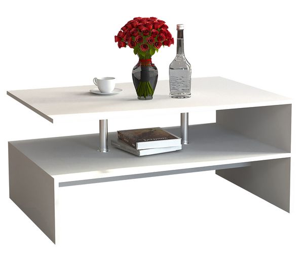 Produktbild: Holz Sofatisch Couchtisch Wohnzimmertisch Maliso L