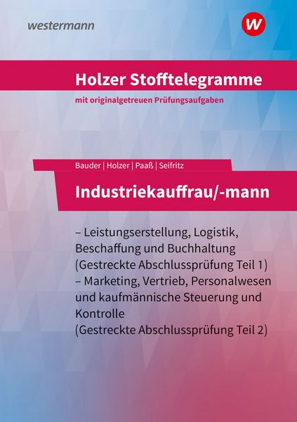 Produktbild: Holzer Stofftelegramme Baden-W&uuml;rttemberg &ndash; Industriekauffrau/-mann