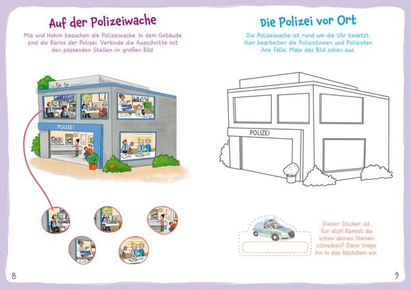 Produktbild: WAS IST WAS Meine Welt Mach mit! Polizei