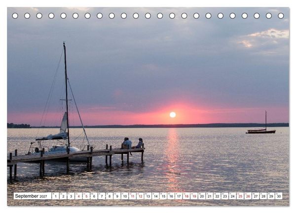 Produktbild: Steinhuder Meer - Momente einer Reise (Tischkalender 2027 DIN A5 quer), CALVENDO Monatskalender