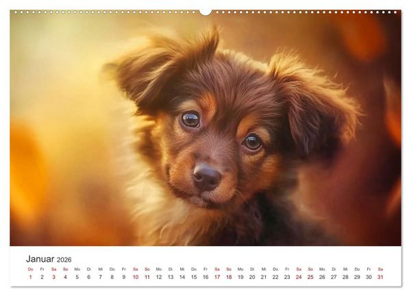 Produktbild: Wundert&uuml;te auf vier Pfoten - Mischlingshunde mit Charme (Wandkalender 2026 DIN A2 quer), CALVENDO Monatskalender