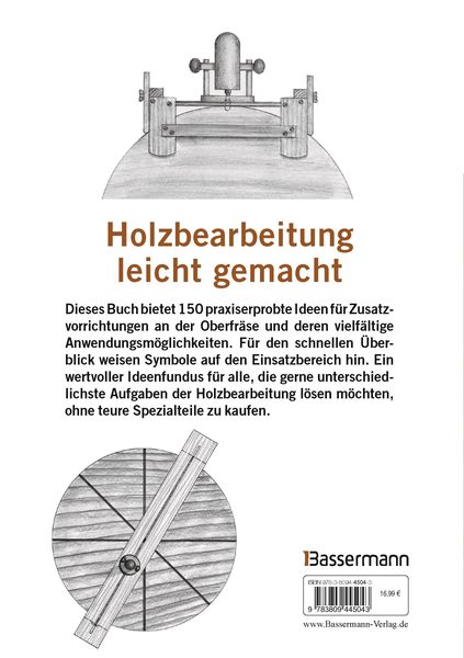 Produktbild: Tipps f&uuml;r die Oberfr&auml;se - 150 Zusatzvorrichtungen zum Nachbauen. 450 Detailzeichnungen