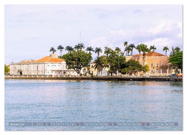 Produktbild: Sao Tome. Paradiesinsel vor der K&uuml;ste Westafrikas (Tischkalender 2026 DIN A5 quer), CALVENDO Monatskalender