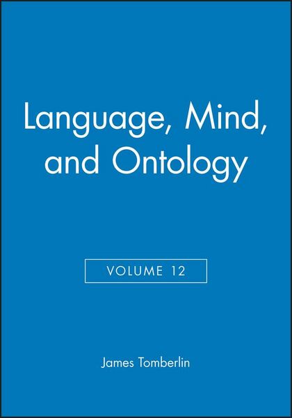 Produktbild: Tomberlin, J: Language, Mind, and Ontology, Volume 12