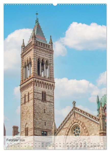 Produktbild: USA - Historisches Boston (hochwertiger Premium Wandkalender 2026 DIN A2 hoch), Kunstdruck in Hochglanz