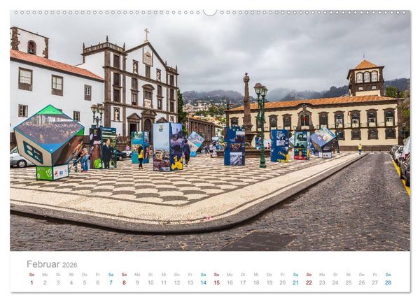 Produktbild: Funchal - Madeiras stolze Hauptstadt (Wandkalender 2026 DIN A2 quer), CALVENDO Monatskalender
