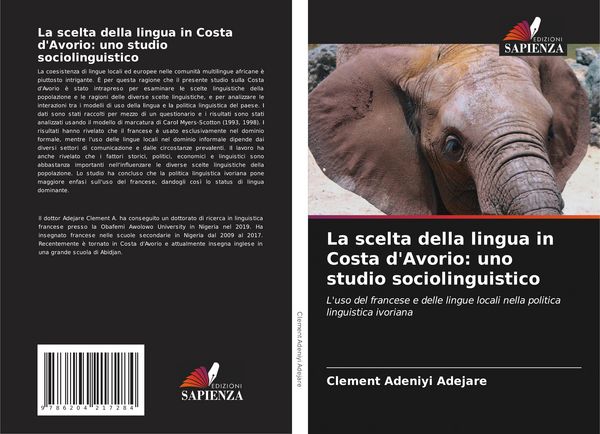 Produktbild: La scelta della lingua in Costa d'Avorio: uno studio sociolinguistico