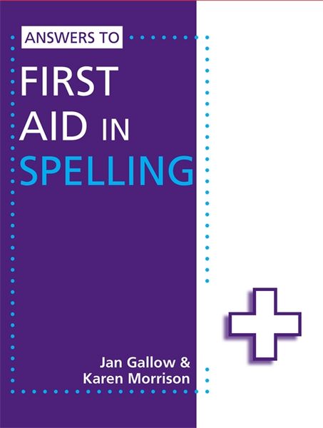 Produktbild: Answers to First Aid in Spelling