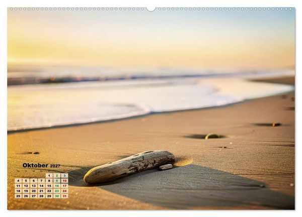 Produktbild: Minimal-Art - am Strand (hochwertiger Premium Wandkalender 2027 DIN A2 quer), Kunstdruck in Hochglanz
