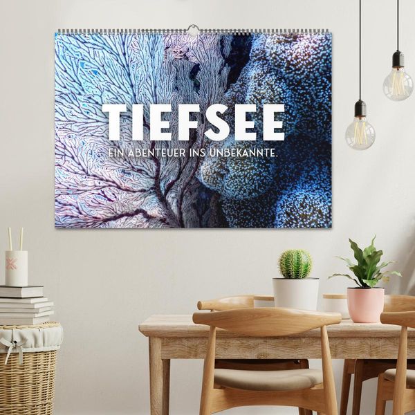 Produktbild: Tiefsee - Ein Abenteuer ins Unbekannte. (Wandkalender 2026 DIN A2 quer), CALVENDO Monatskalender