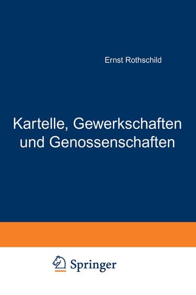 Produktbild: Kartelle, Gewerkschaften und Genossenschaften