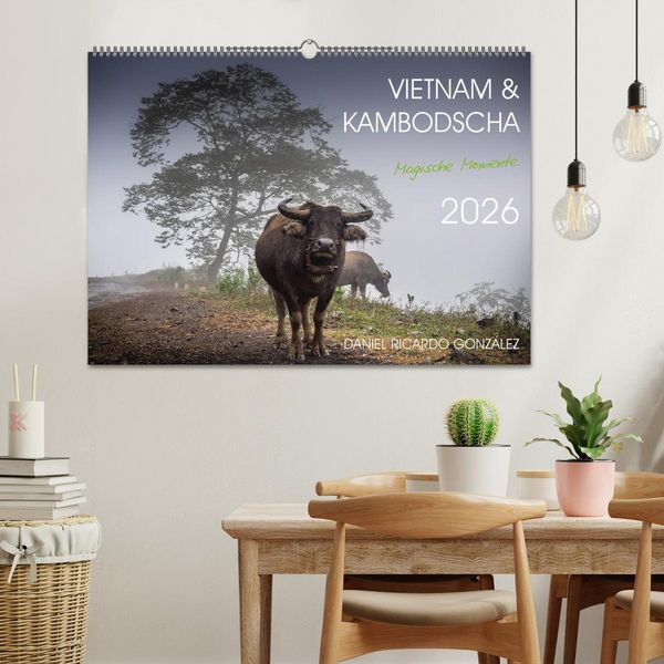 Produktbild: Vietnam und Kambodscha - Magische Momente. (Wandkalender 2026 DIN A2 quer), CALVENDO Monatskalender