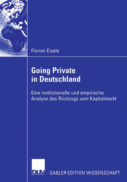 Produktbild: Going Private in Deutschland