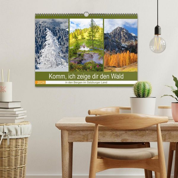 Produktbild: Komm, ich zeige dir den Wald (Wandkalender 2026 DIN A3 quer), CALVENDO Monatskalender