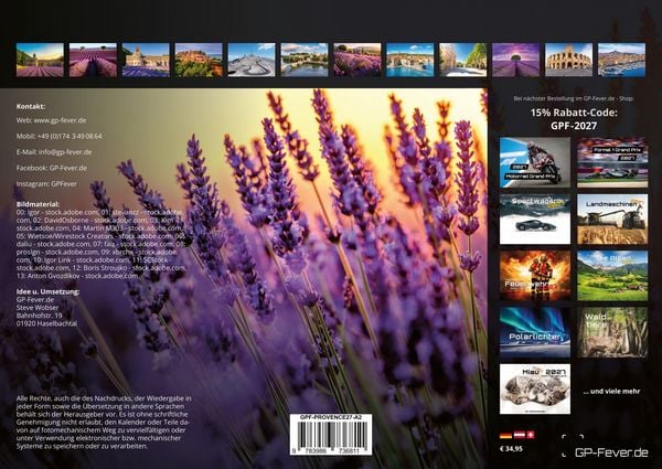 Produktbild: Provence - ein besonderes St&uuml;ck Frankreich - 2027 - Kalender DIN A2