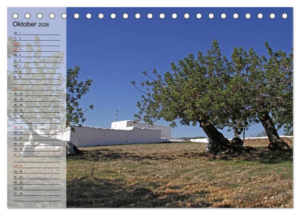 Produktbild: Zauberhaftes Ibiza - Terminplaner (Tischkalender 2026 DIN A5 quer), CALVENDO Monatskalender