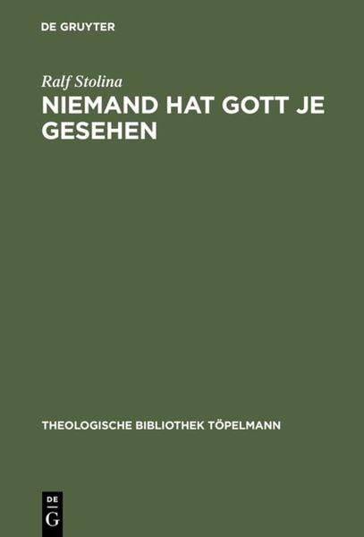 Produktbild: Niemand hat Gott je gesehen