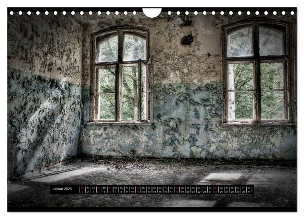 Produktbild: Lost Places, Vergessene Orte / AT-Version (Wandkalender 2026 DIN A4 quer), CALVENDO Monatskalender