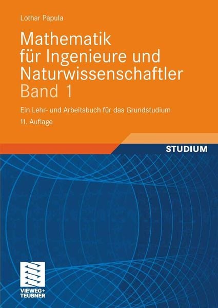 Produktbild: Mathematik f&uuml;r Ingenieure und Naturwissenschaftler Band 1