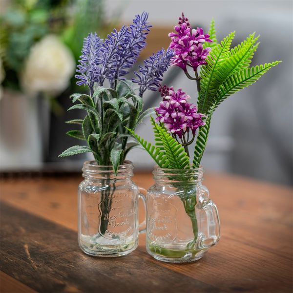 NTK-Collection Kunstblume Hyazinthe in Glaskrug Leilani