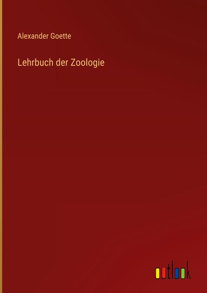 Produktbild: Lehrbuch der Zoologie