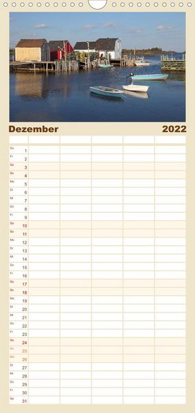 Produktbild: Familienplaner Kanadas Osten (Wandkalender 2022 , 21 cm x 45 cm, hoch)