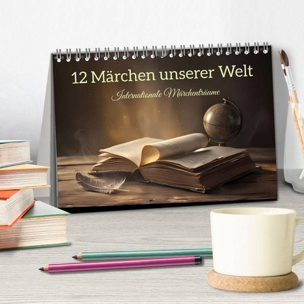 Produktbild: 12 M&auml;rchen unserer Welt (Tischkalender 2027 DIN A5 quer), CALVENDO Monatskalender