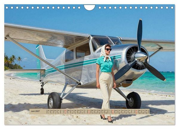 Produktbild: Lack und Leinwand &ndash; Flieger (Wandkalender 2027 DIN A4 quer), CALVENDO Monatskalender