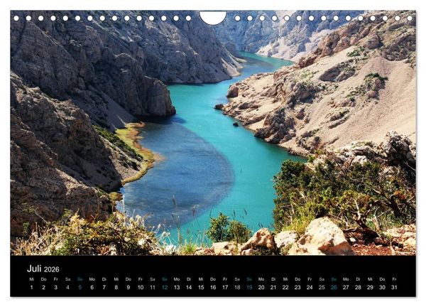 Produktbild: Kroatien (Wandkalender 2026 DIN A4 quer), CALVENDO Monatskalender