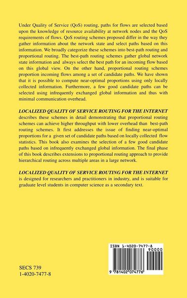 Produktbild: Localized Quality of Service Routing for the Internet
