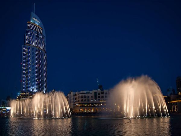 Produktbild: CALVENDO Puzzle The Dubai Fountain | 1000 Teile Lege-Gr&ouml;&szlig;e 64x48cm Foto-Puzzle f&uuml;r gl&uuml;ckliche Stunden